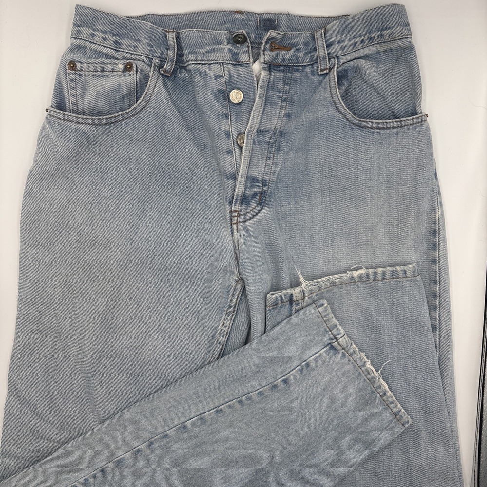 VTG Levis Urban Renewal Urban Outfitters Women Jeans 28x30 Blue Denim Button Fly